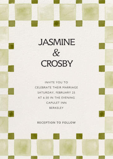 Organic Check by Paperless Post