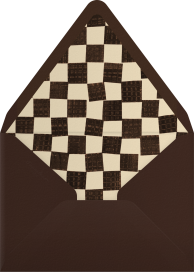 Diamond Pattern Frame Invitation Envelope