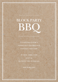 Chipboard Classic - Get-Together Invitation by Sugar Paper