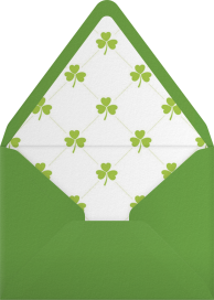 Shamrock with You - Paperless Post Envelope