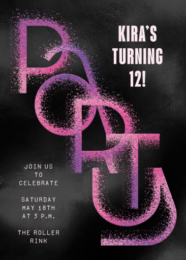 Paint the Party - Invitación de cumpleaños de Paperless Post