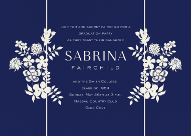 Edenham - Graduation Party Invitation by Liberty