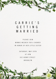 Chincoteague Vine - Bridal Shower Invitation by Paperless Post