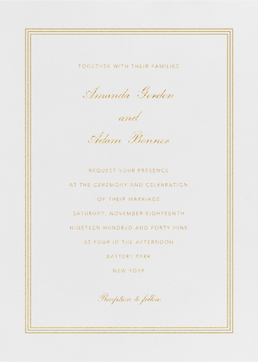 Whitby - Wedding Invitation by Paperless Post