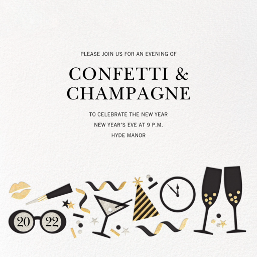 Ring It In (Square) - Invitation by Jonathan Adler