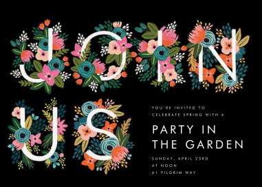 Monogrammed Welcome by Rifle Paper Co.