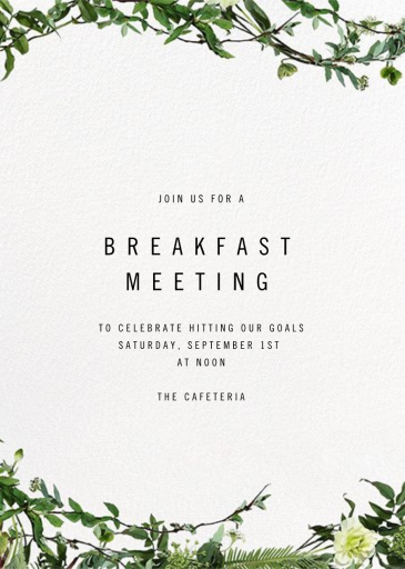 Chincoteague Vine - Breakfast/Lunch Invitation by Paperless Post