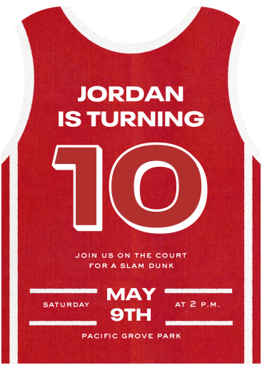 Slam Dunk - Invitation by Paperless Post