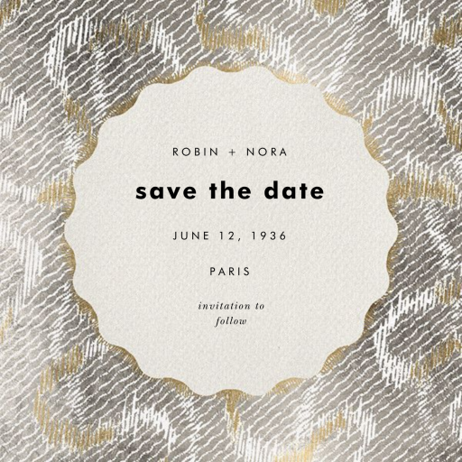 Coquette - Save the Date by Kelly Wearstler