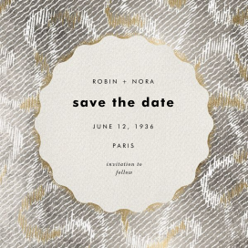 Coquette - Save the Date by Kelly Wearstler