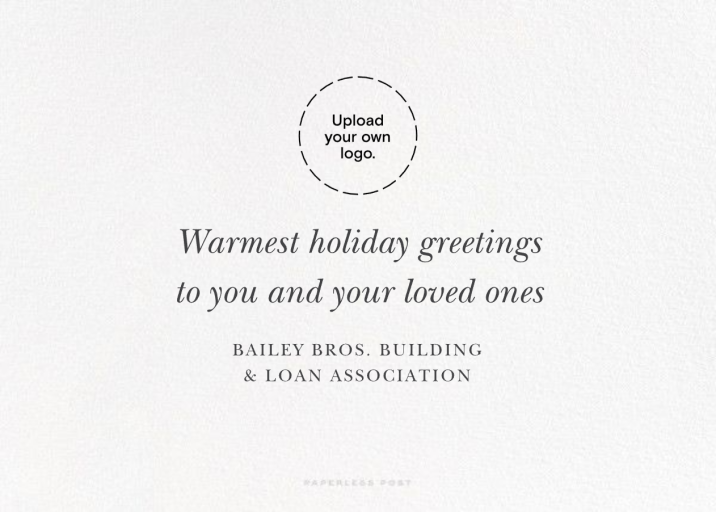 English Robin (Greeting) - Holiday Card by Paperless Post - Back