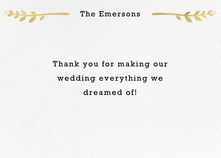 Louisa II (Thank You) - Stationery by Paperless Post