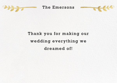 Louisa II (Thank You) by Paperless Post