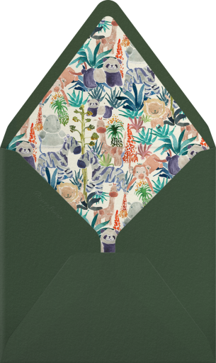 Watercolor Monkey - Jungalow Envelope