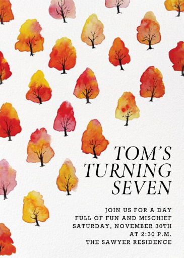 Wild Apples - Birthday Invitation by Paperless Post