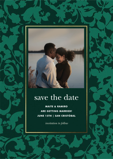 Lace Garden Photo - Save the Date by kate spade new york
