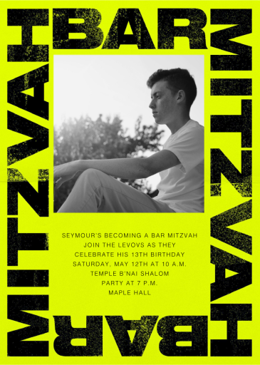 Mitzvah Poster - Bar & Bat Mitzvah Invitation by Paperless Post