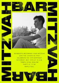 Mitzvah Poster - Bar & Bat Mitzvah Invitation by Paperless Post