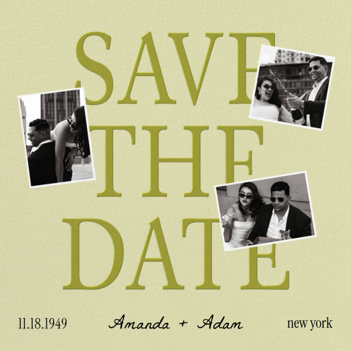 For the Scrapbook - Save the Date by Paperless Post