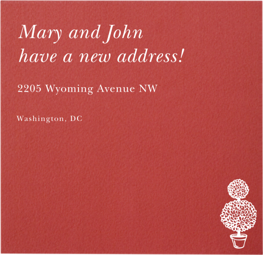 Moscow - Moving Announcement by Paperless Post