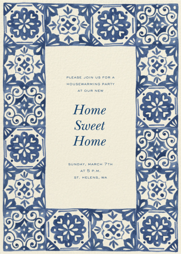 Amalfi Tiles - Celebration Invitation by Paperless Post