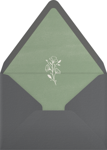 Botanical Pressed Wildflower - Paperless Post Envelope