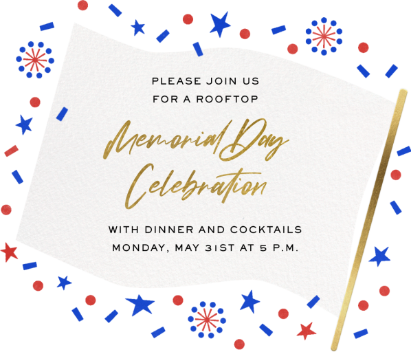 America’s Party - Memorial Day Invitation by Paperless Post - Back