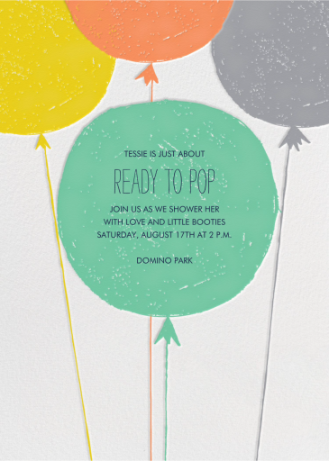 Floating with Love - Baby Shower Invitation by Mr. Boddington's Studio