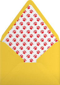 Paw Party - Paperless Post Envelope