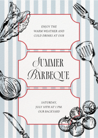 Barbecue Ingredients - BBQ Invitation by Paperless Post