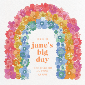 Flower Arch by Paperless Post