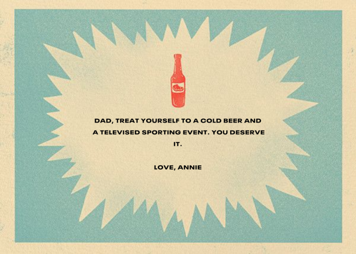 Rare One - Father's Day Card by Paperless Post - Back