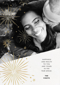 Holiday Starbursts - New Year's Card by Paperless Post