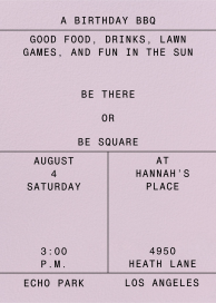 The Deets - Birthday Invitation by Goods Gang