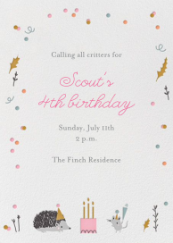 Forest Birthday Party by Little Cube