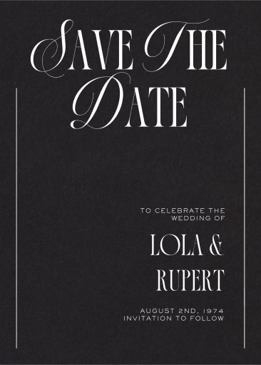 What a Night - Save the Date by paperless_post