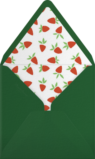 Strawberries and Cream - Paperless Post Envelope