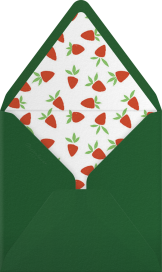 Strawberries and Cream - Paperless Post Envelope