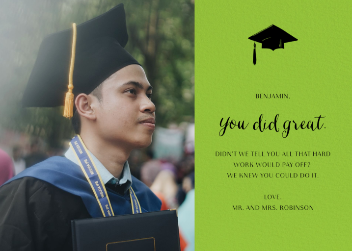 Photo Spread - Graduation Card by Paperless Post