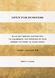 Evergreen Stripes - Launch Party Invitation by kate spade new york