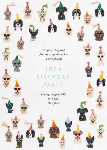Cool Pup Party - Birthday Invitation by Rifle Paper Co.