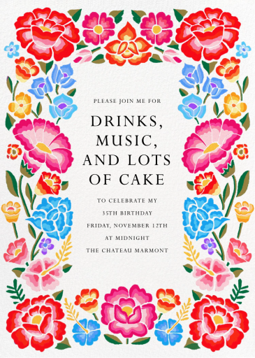 De Colores - Birthday Invitation by Paperless Post