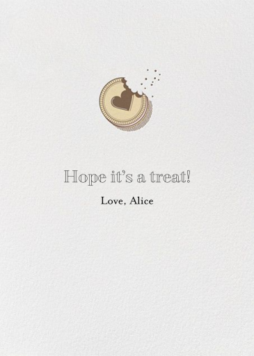 Birthday Treats - Birthday Card by Hello!Lucky - Back