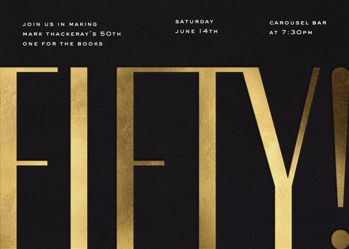 Living Large - Birthday Invitation by Paperless Post