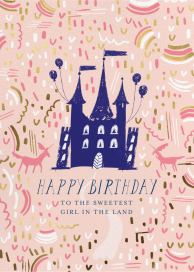 Castle Confetti - Birthday Card by Mr. Boddington's Studio