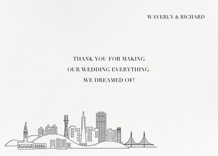 Skyline View (Stationery) - Stationery by Paperless Post