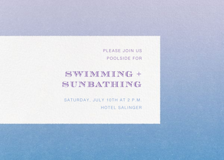 Gradient Edges - Invitation by Paperless Post