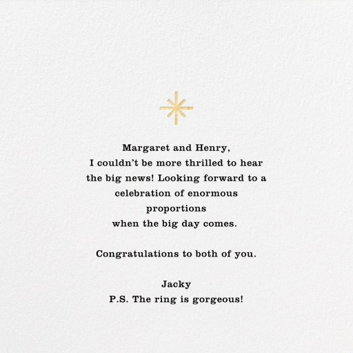 Rock On (Greeting) by Jonathan Adler - Back