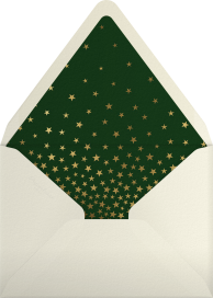 Starry Golden Tree - Paperless Post Envelope