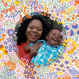 Elderberry Photo (Square) - Mother's Day Card by Liberty